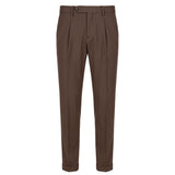 Baldinini Trend Brown Viscose Men Pants