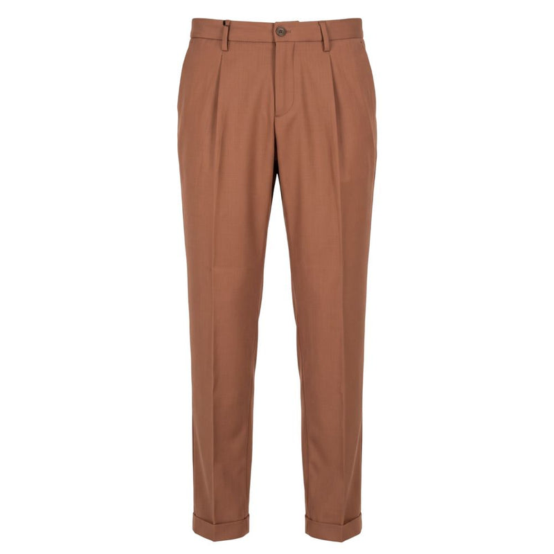 Baldinini Trend Brown Viscose Men Pants