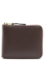 Comme Des Garçons Brown Cowhide Leather Wallet