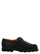 PARABOOT Black Calfskin Oxfords And Derbies