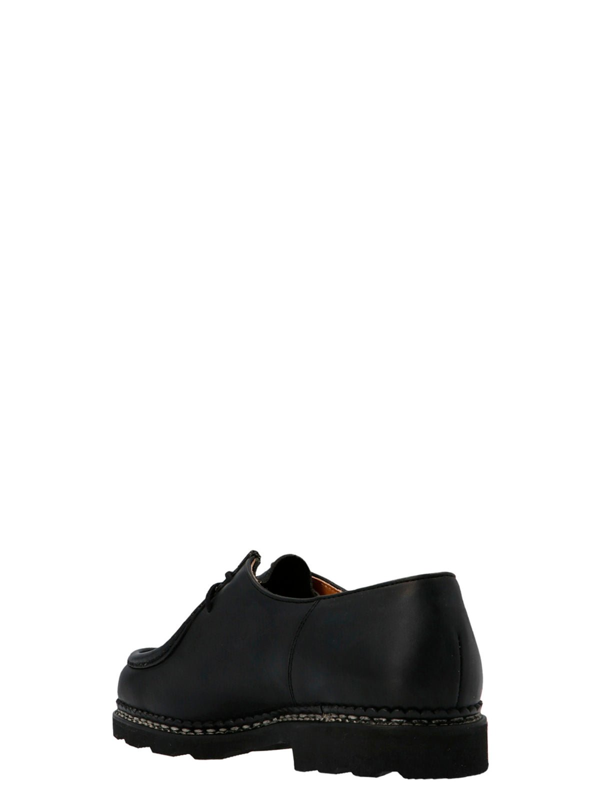 PARABOOT Black Calfskin Oxfords And Derbies