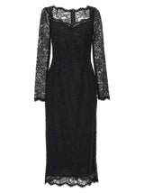 Dolce & Gabbana Black Polyamide Casual Dress