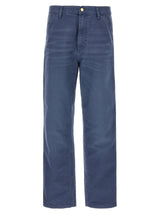 Carhartt Wip Blue Organic Cotton Casual Pants