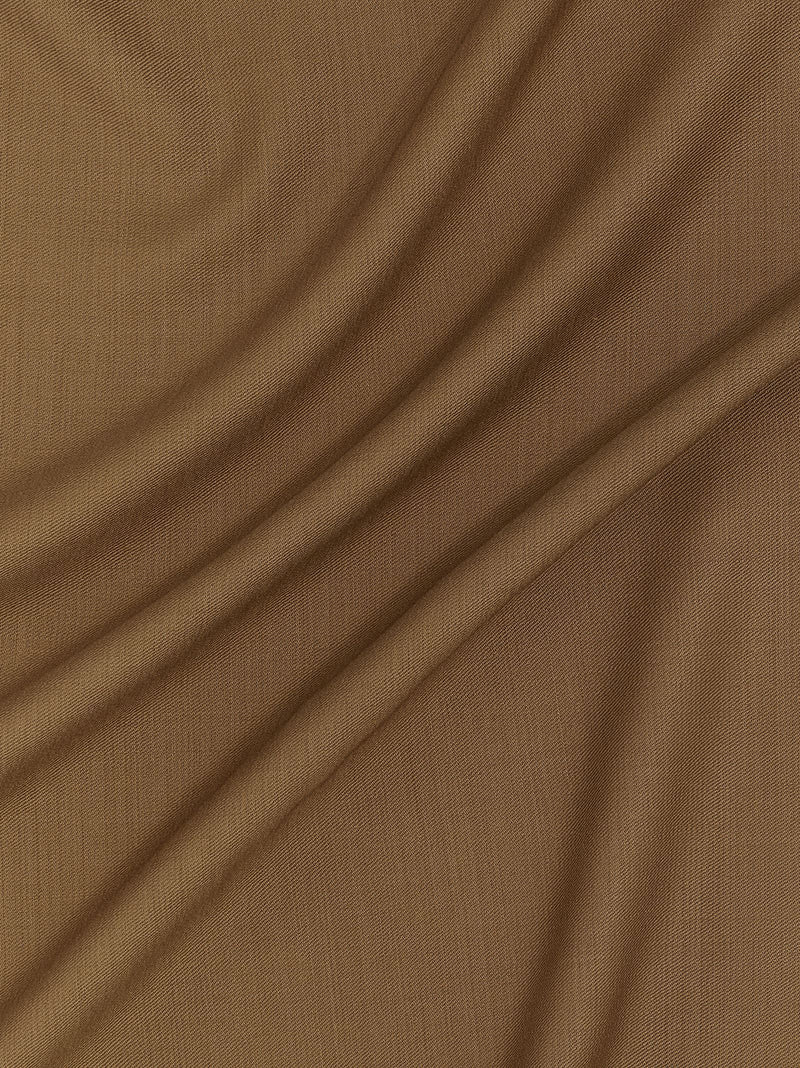 TOTEME Brown Virgin Wool Foulard