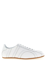 TOTEME White Recycled Cotton Low Top Sneakers
