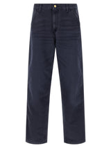 Carhartt Wip Blue Organic Cotton Casual Pants