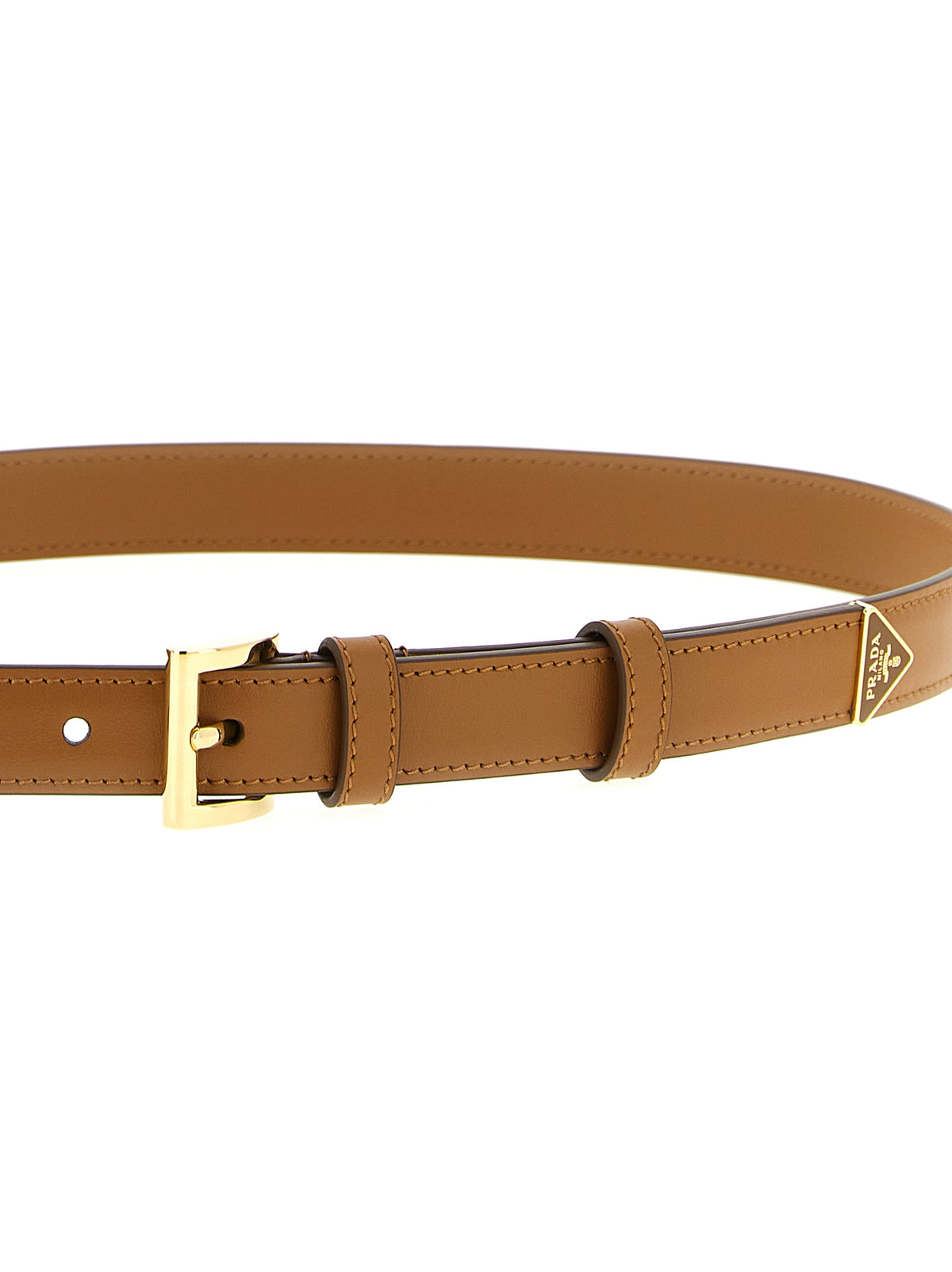 Prada Brown Calfskin Regular Belt