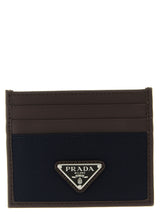 Prada Blue Recycled Polyamide Cardholder