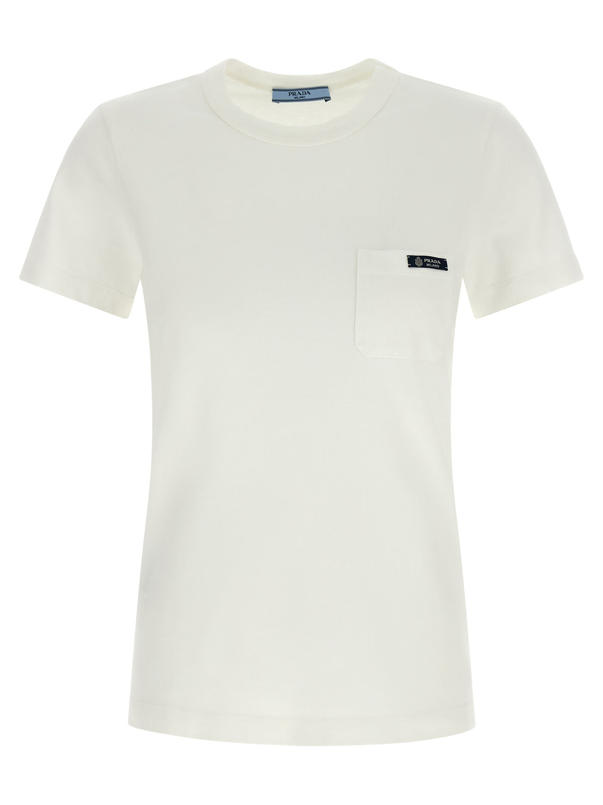 Prada White Cotton T-Shirt for Women