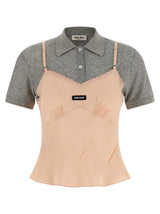 Miu Miu Multicolor Silk Shortsleeve Shirt