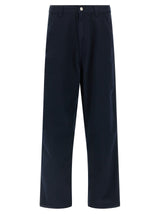 Carhartt Wip Blue Organic Cotton Casual Pants