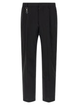 Prada Black Cotton Casual Pants