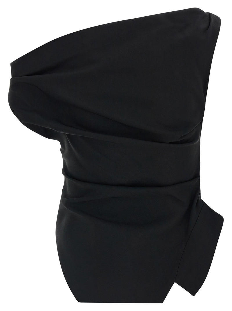 Rohe Black Viscose Tank Tops