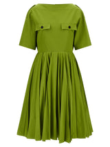 Prada Bicolor Cotton Casual Dress