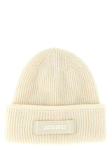 Jacquemus White Wool Beanie