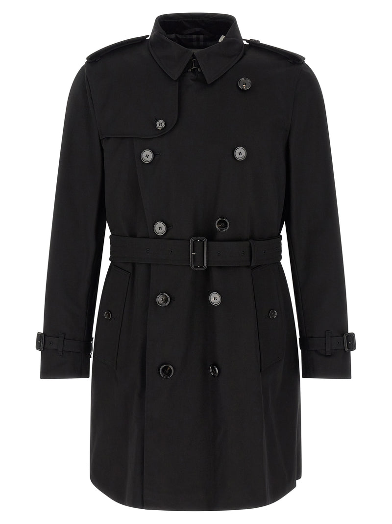 Burberry Black Cotton Coat
