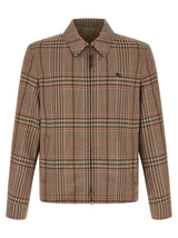 Burberry Beige Wool Full-Length Jacket
