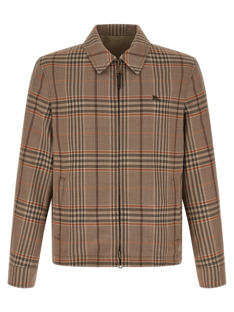 Burberry Beige Wool Full-Length Jacket