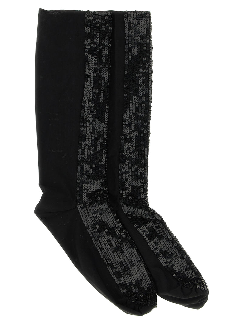 P.A.R.O.S.H. Black Polyamide Socks