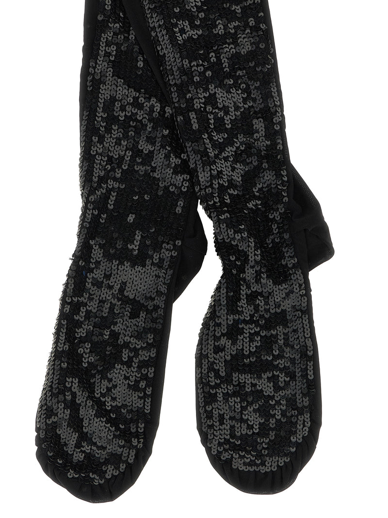 P.A.R.O.S.H. Black Polyamide Socks