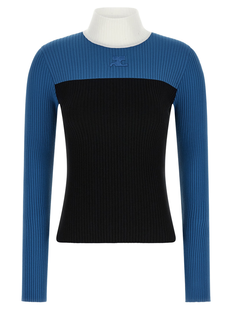 Courrèges Multicolor Viscose Cardigan