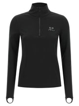 Courrèges Black Polyamide Cardigan