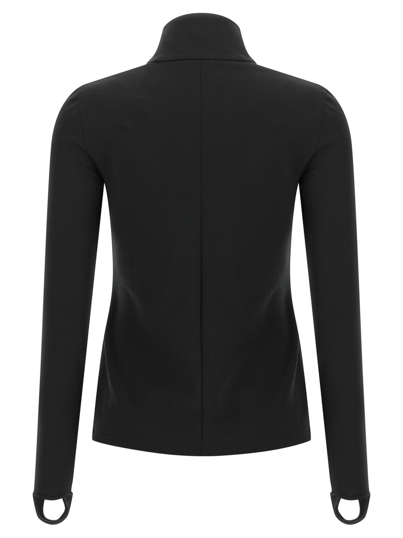 Courrèges Black Polyamide Cardigan