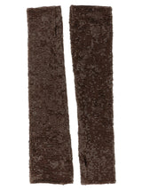 P.A.R.O.S.H. Brown Polyamide Gloves