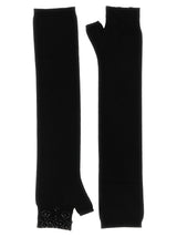 P.A.R.O.S.H. Black Wool Gloves