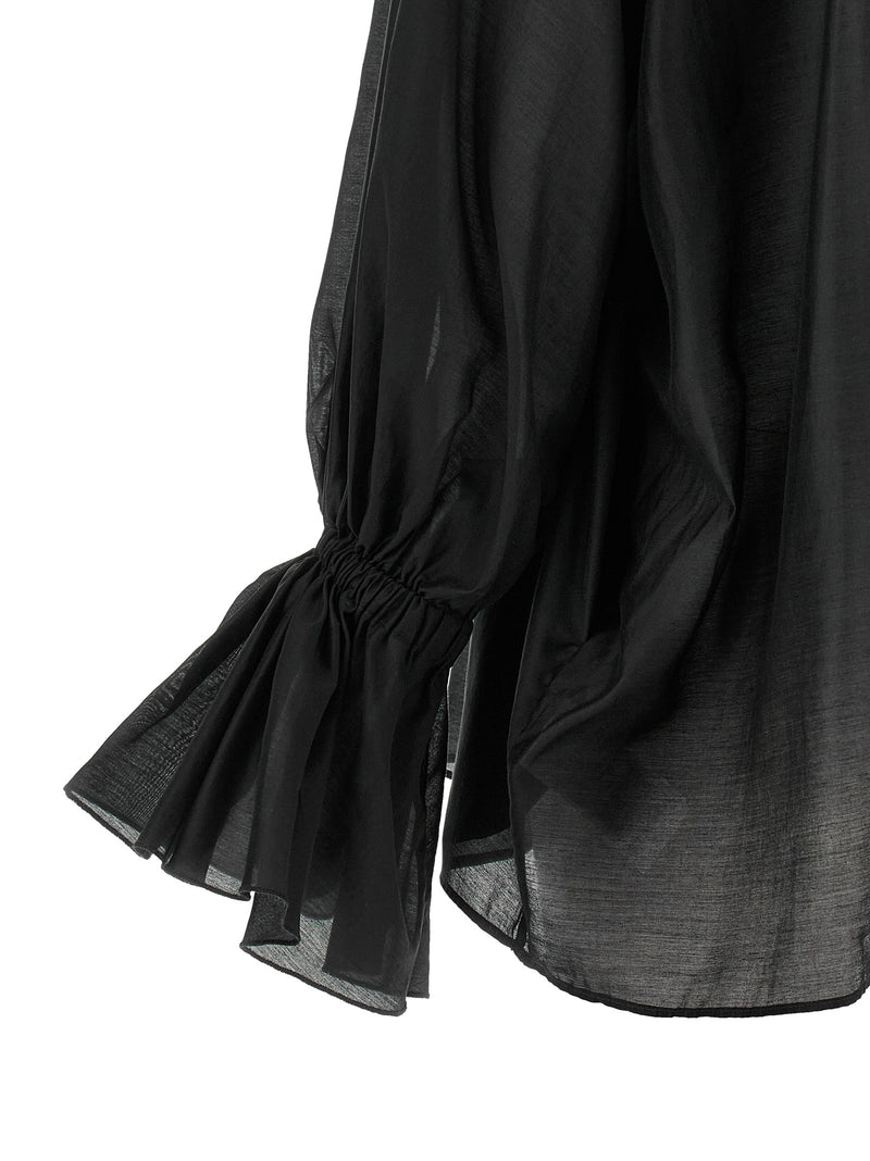 THELATEST Black Lyocell Blouse