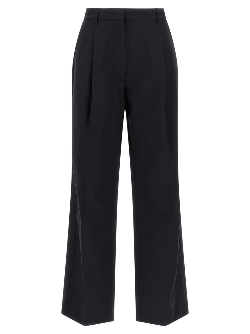 THELATEST Blue Polyester Casual Pants