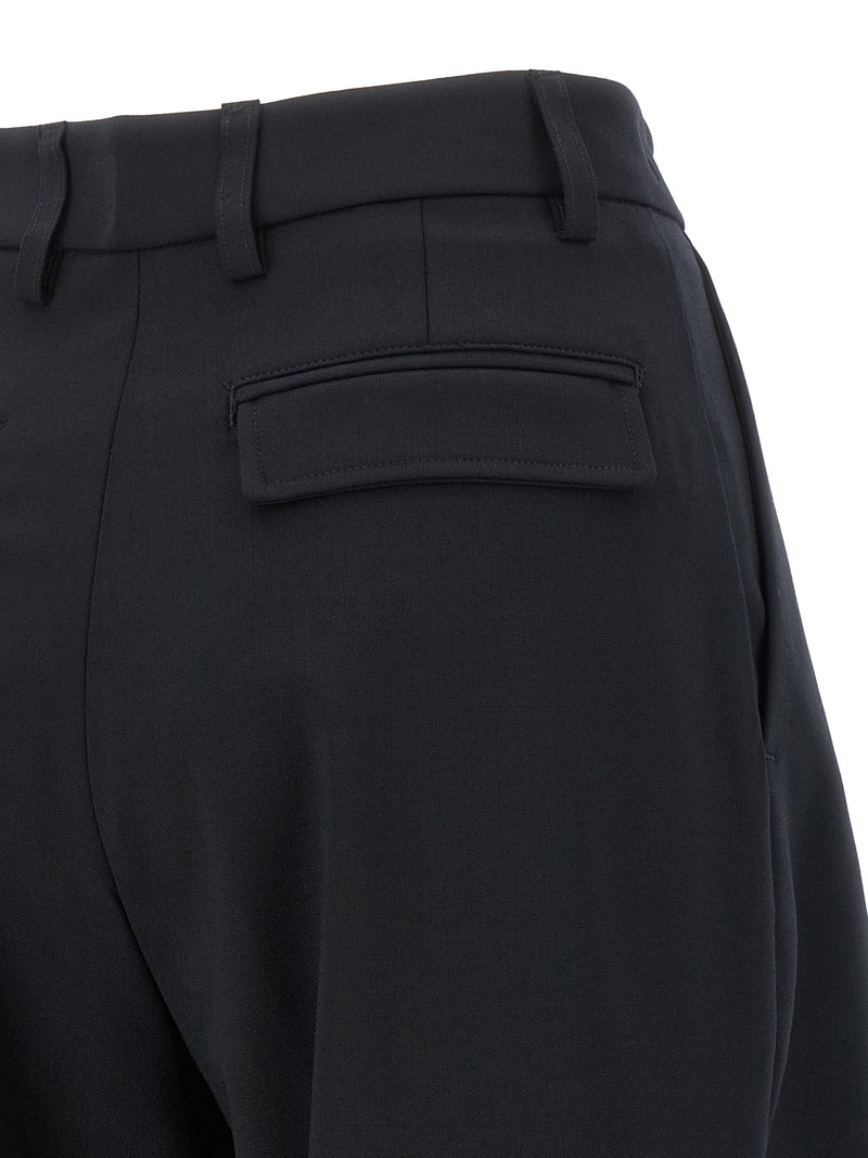 THELATEST Blue Polyester Casual Pants