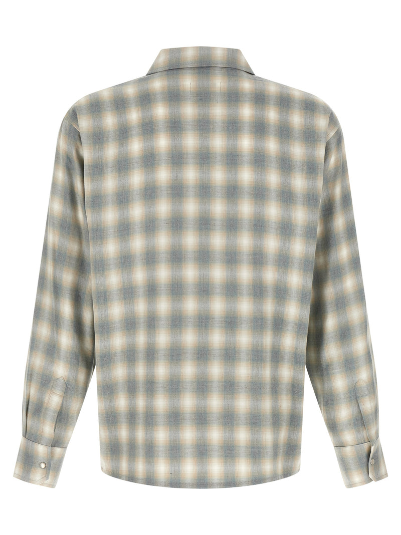SECOND/LAYER Gray Cotton Blouse