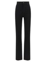 Balenciaga Black Elastane High-Waisted Jean