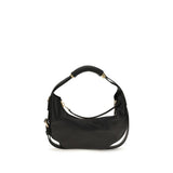 Moschino Black Calf Leather Bos Taurus Handbag