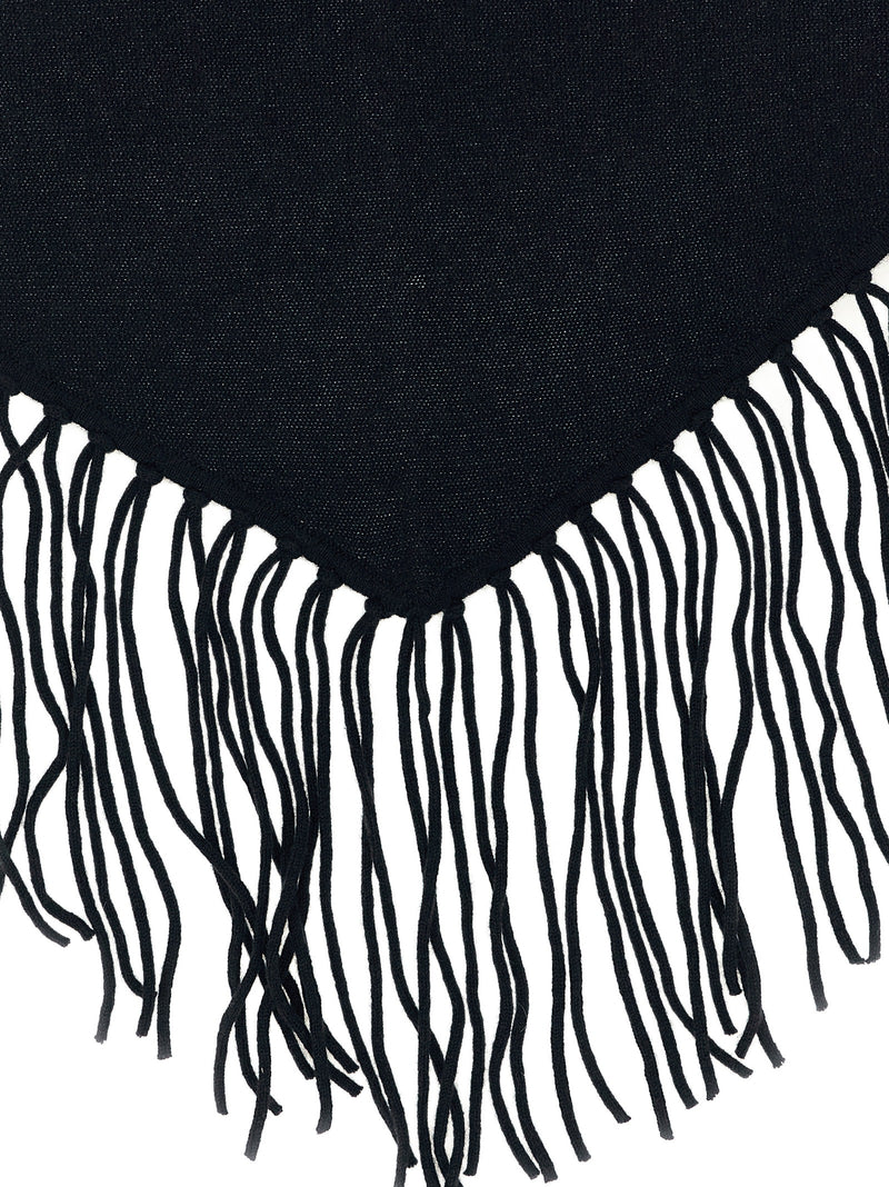 P.A.R.O.S.H. Black Cashmere Scarf