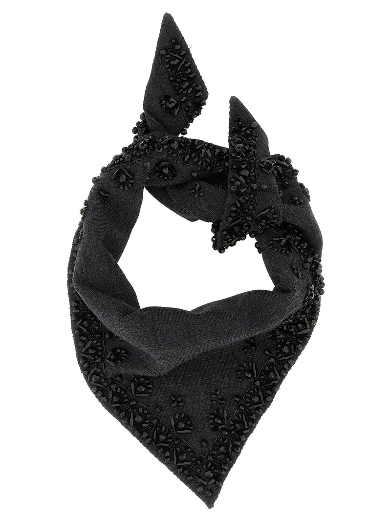 P.A.R.O.S.H. Gray Wool Scarf