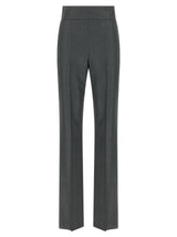 Valentino Garavani Gray Virgin Wool Dress Pants