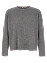SECOND/LAYER Gray Wool Cardigan