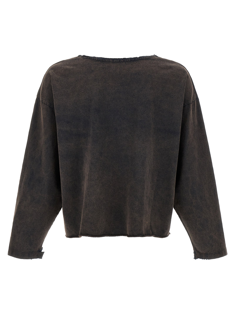 SECOND/LAYER Black Cotton T-Shirt