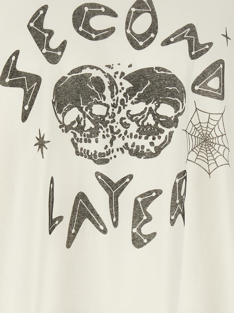 SECOND/LAYER White Cotton T-Shirt