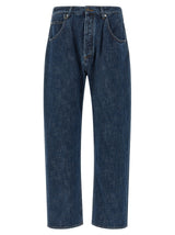 Jacquemus Blue Organic Cotton Relaxed Fit Jeans