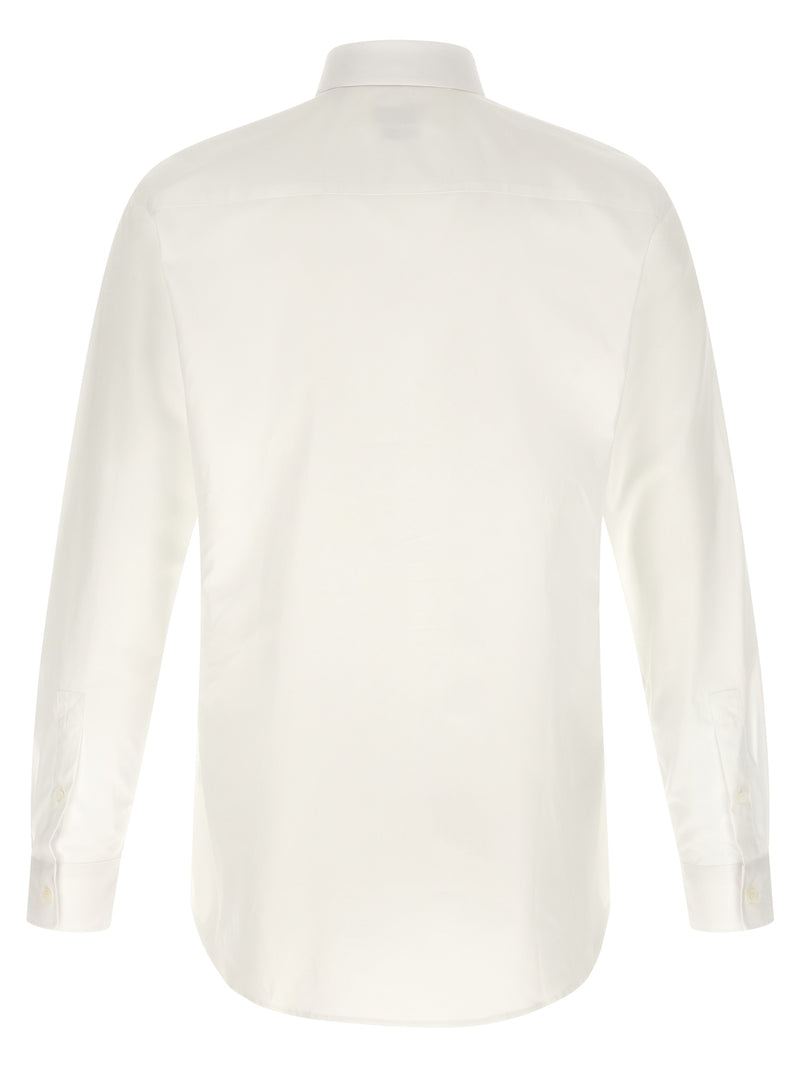 Burberry White Cotton Blouse