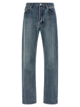 J.W.Anderson Blue Cotton Straight-Leg Jeans
