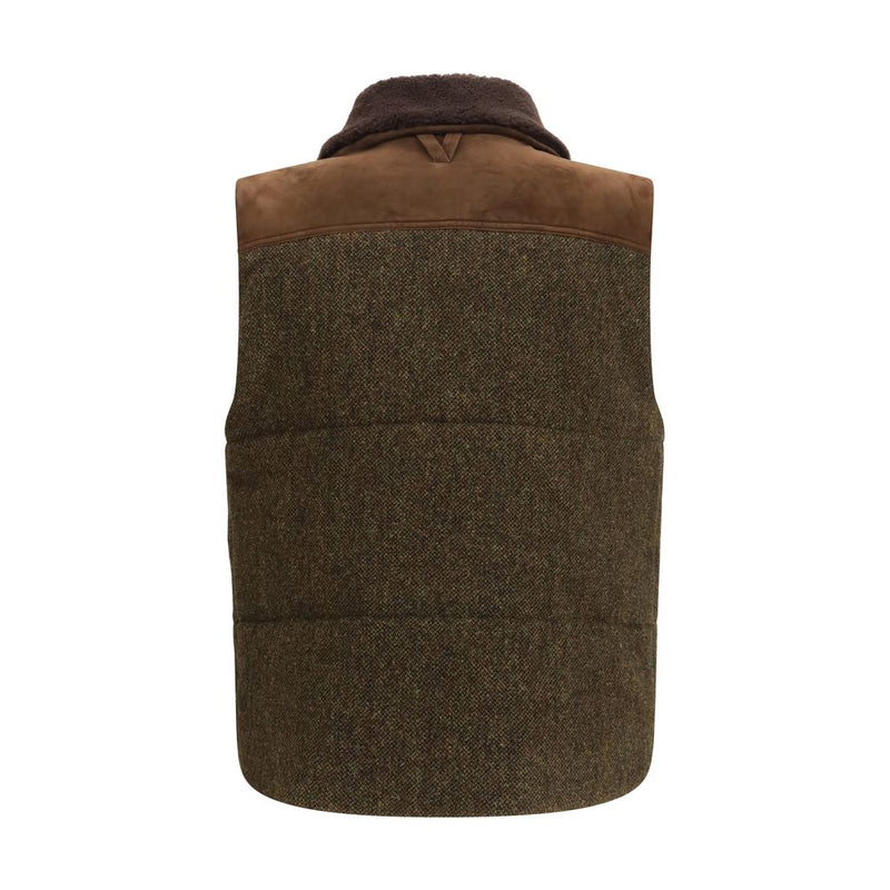 Valstar Bicolor Wool Oves Aries Sleeveless Jacket