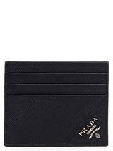 Prada Black Calfskin Cardholder