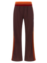 Dries Van Noten Brown Polyester Athletic Pants