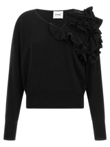NUDE Black Wool Cardigan