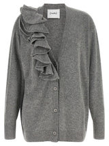 NUDE Gray Wool Cardigan