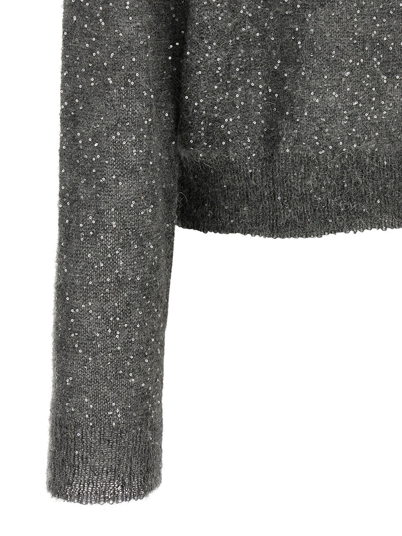 NUDE Gray Wool Cardigan